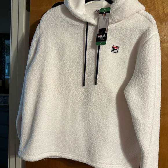 NWT FILA Josephine Sherpa Crop Hoodie - Picture 5 of 5